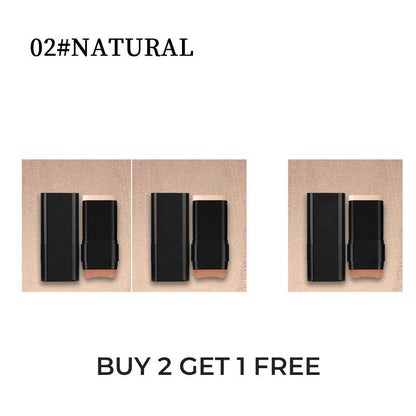 🎅Hot Sale 50% OFF🔥✨2-in-1 Foundation Stick with Brush
