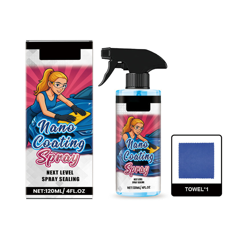 🚗 BUY 2 GET 1 FREE! ✨ High-Gloss Polishing Spray—Long-lasting UV protection/water-repellent, compatible with paintwork, rims, and glass. Instantly transforms beginners into maintenance pros!🚗💫