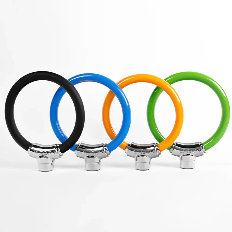 🚲 Portable Anti-Theft Ring-Shaped Steel Cable Lock for Bicycles 🔒