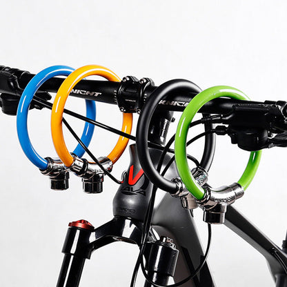 🚲 Portable Anti-Theft Ring-Shaped Steel Cable Lock for Bicycles 🔒