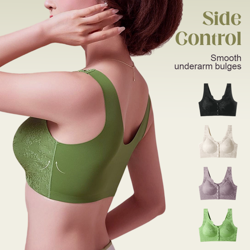 🏆Comfort Front-Clasp & Wire-Free Seamless Bra