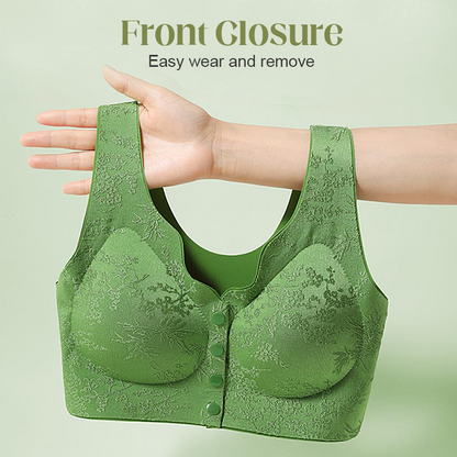 🏆Comfort Front-Clasp & Wire-Free Seamless Bra