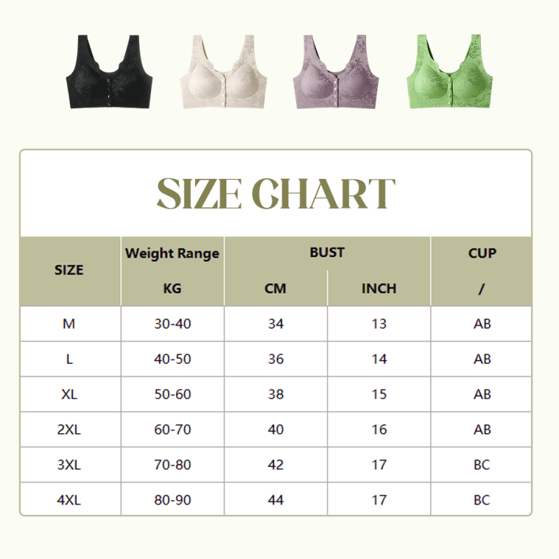 🏆Comfort Front-Clasp & Wire-Free Seamless Bra