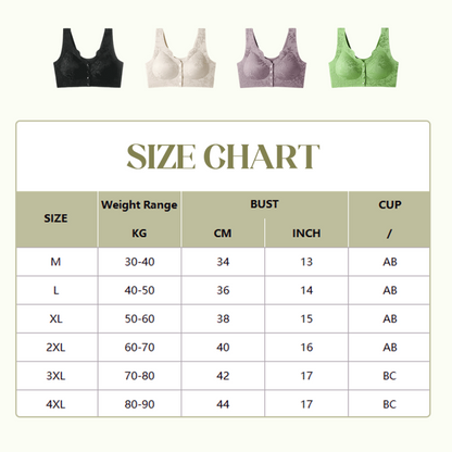 🏆Comfort Front-Clasp & Wire-Free Seamless Bra