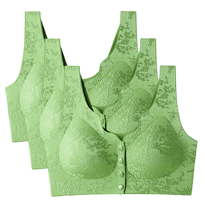 🏆Comfort Front-Clasp & Wire-Free Seamless Bra