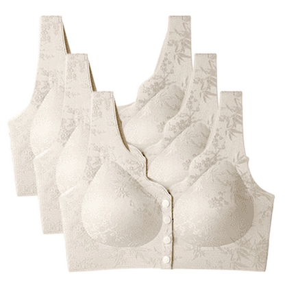 🏆Comfort Front-Clasp & Wire-Free Seamless Bra