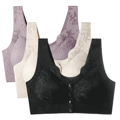 🏆Comfort Front-Clasp & Wire-Free Seamless Bra
