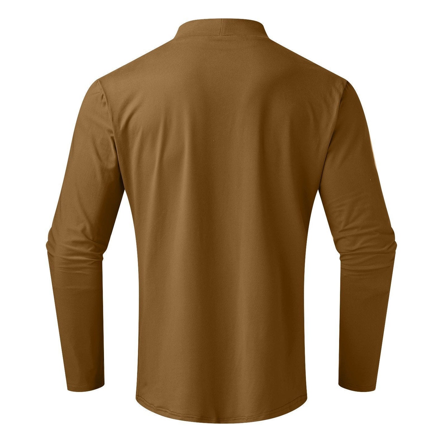 👕 50% OFF NOW! ✨ Men's High Neck Slim Fit T-Shirt - Stretchy & Breathable Fabric, Modern Style for Gym or Casual Wear 🏃‍♂️📦
