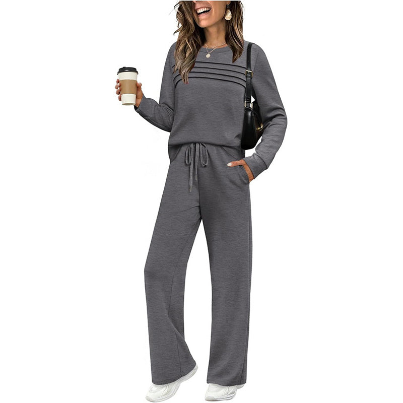 👚 60% OFF NOW! 👖 Women‘s Matching Jogger Set – Cozy Fleece, Casual Chic & Perfect for Home or Out ✨