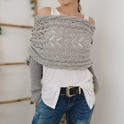 🌸Up to 50% off🔥Knitted Cable Wrap Shrugs For Women