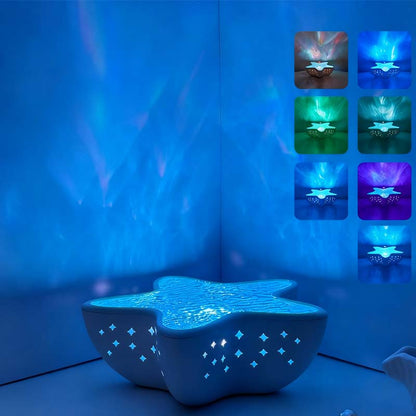 🌊🌟Starfish Ocean Wave Projector Light🎁