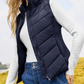 LIMITED TIME SALE🔥WOMENS SLEEVELESS ZIP UP OUTERWEAR STAND COLLAR QUILTED PUFFER VEST