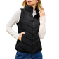 LIMITED TIME SALE🔥WOMENS SLEEVELESS ZIP UP OUTERWEAR STAND COLLAR QUILTED PUFFER VEST