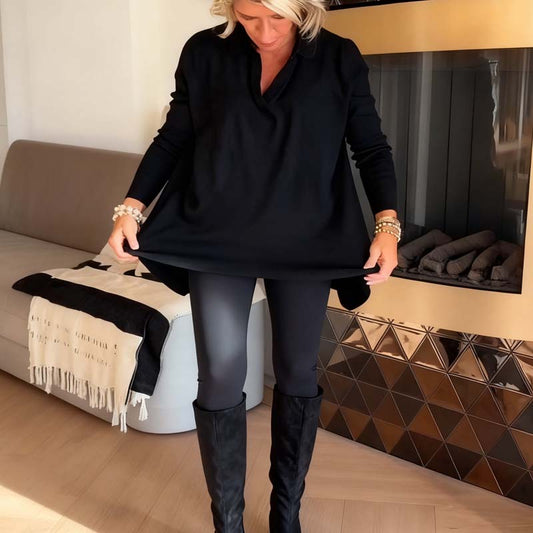 🎁 Hot Sale 49% OFF 🔥Women's Casual Lapel Long Sleeve Top