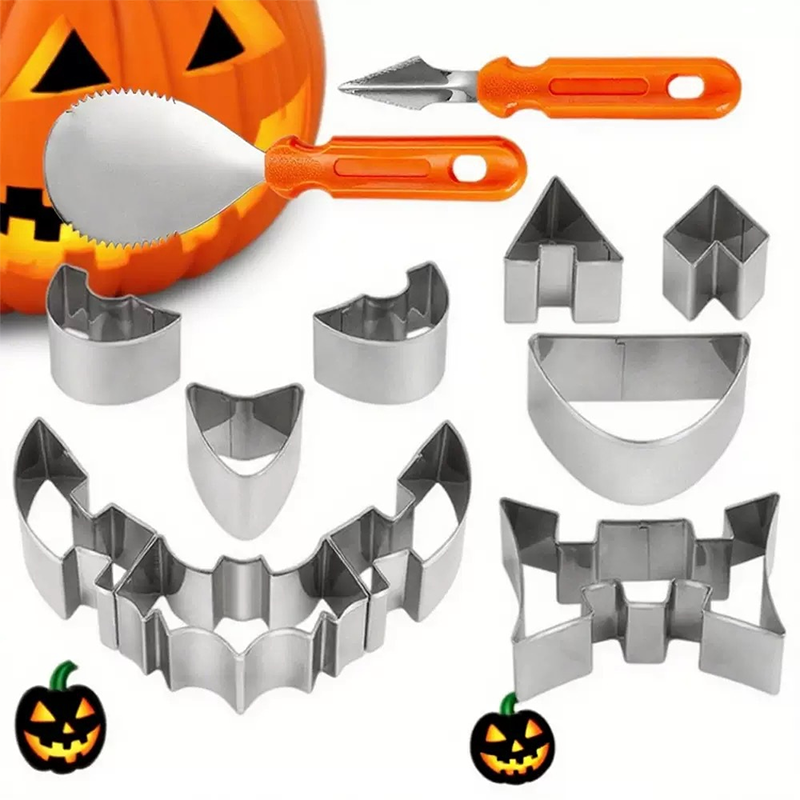 🥳HOT SALE🥳💞10K+ SOLD! Pumpkin Carving Kit – From £15.99! Stainless steel, easy press & family-safe. Spooky fun – grab yours! ✅