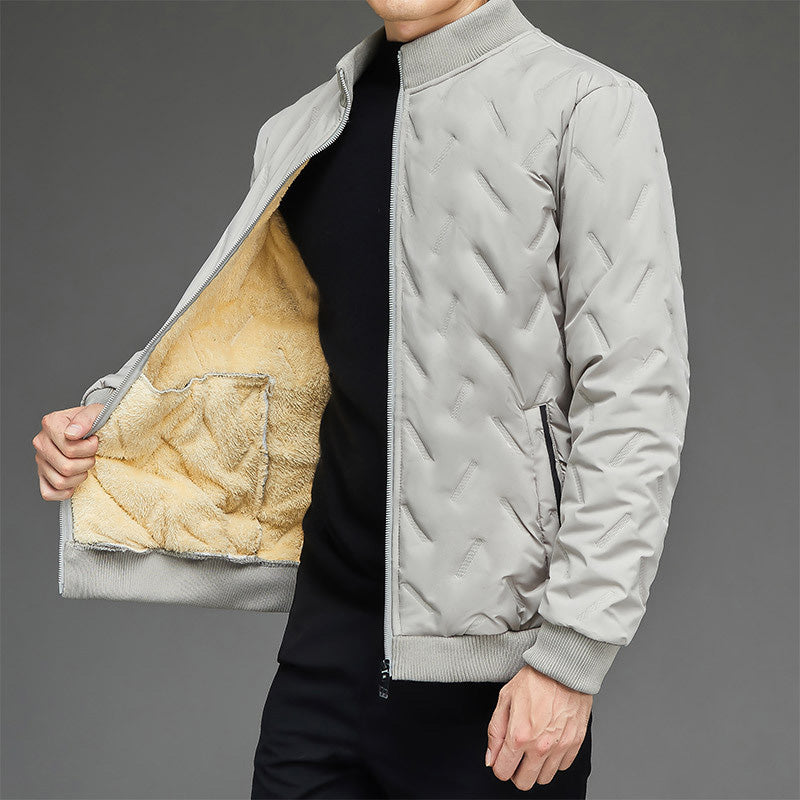 ❄️Men's Winter Casual Thickened Warm Stand-Up Collar Jacket