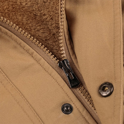 🔥 LAST DAY PROMOTION - 50%OFF 🔥Men's Winter Drawstring Cotton Military Driver Jacket - Comfort and Style Combined