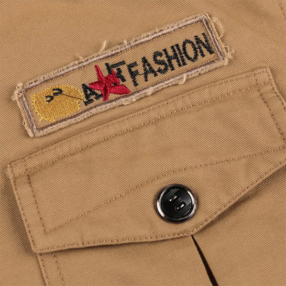 🔥 LAST DAY PROMOTION - 50%OFF 🔥Men's Winter Drawstring Cotton Military Driver Jacket - Comfort and Style Combined