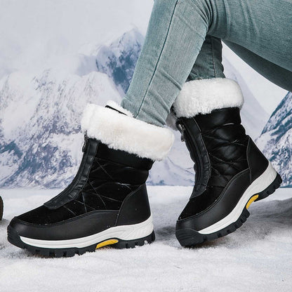 🔥Limited stock available 50% OFF🔥Women’s Non-Slip Warm Zipper Snow Boots👢