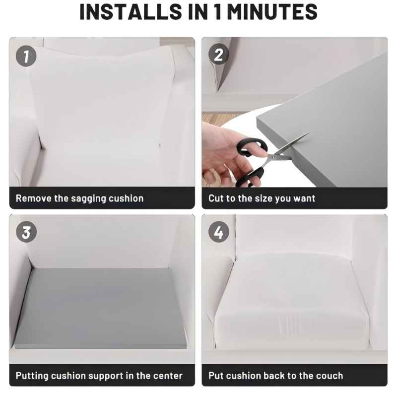 🛋️Couch Cushion Support For Sagging Seat