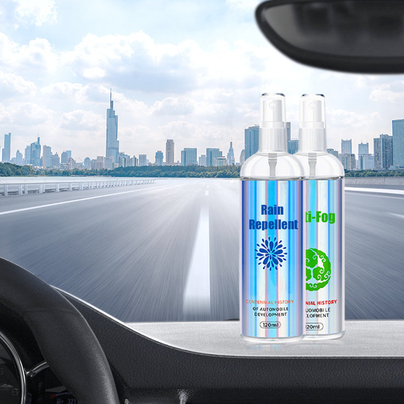 🔥Buy 3 get 1 free!🔥Car Glass Rain Repellent & Anti-Fog Coating Kit🚗