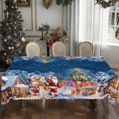 Stylish Christmas Printed Tablecloth
