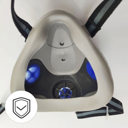 😷 50% OFF NOW! 🔥 Dust-Proof Integrated Respirator Mask – Dual-tank activated carbon filters – Industrial-grade protection against gas, dust & fumes – reusable & adjustable 🛡️