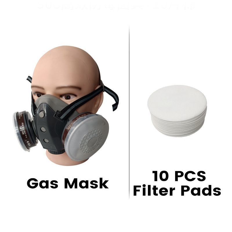 😷 50% OFF NOW! 🔥 Dust-Proof Integrated Respirator Mask – Dual-tank activated carbon filters – Industrial-grade protection against gas, dust & fumes – reusable & adjustable 🛡️