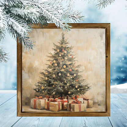 🌲20cm Framed Christmas Wall Art