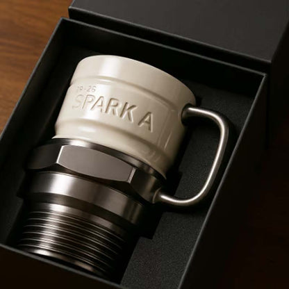 🛠️🍵 Creative Spark Plug Mug 🎁