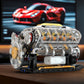 🎉Last-Day Promotion: 50% Discount🔥 Gasoline OHV V8 Small-Block Engine Model Building Kits
