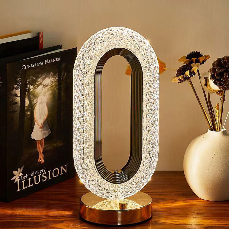 🎅2026 Hot Sale 50% OFF!!🎄50K+ SOLD! 🎁✨Rechargeable Luxury Crystal LED Night Light Lamp
