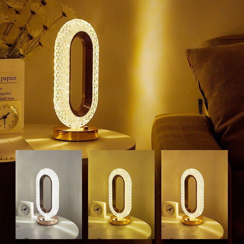 🎅2026 Hot Sale 50% OFF!!🎄50K+ SOLD! 🎁✨Rechargeable Luxury Crystal LED Night Light Lamp