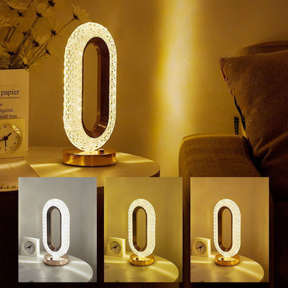🎅2026 Hot Sale 50% OFF!!🎄50K+ SOLD! 🎁✨Rechargeable Luxury Crystal LED Night Light Lamp
