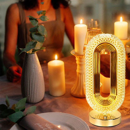 🎅2026 Hot Sale 50% OFF!!🎄50K+ SOLD! 🎁✨Rechargeable Luxury Crystal LED Night Light Lamp
