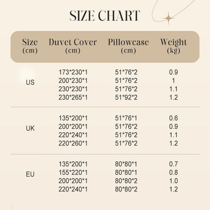 3-piece tufted bedding set with cut-out pattern