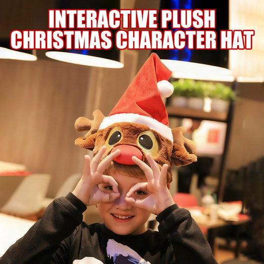 💇‍♀️✨Hot Sale 49%🔥🏆Flash Sale⚡Interactive Plush Christmas Character Hat