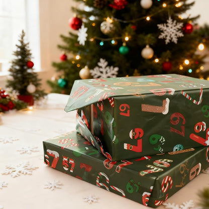 🎅Christmas Special Price ￡13.99!🎅 Christmas Gift Wrap – Wrap Your Presents in Viral Holiday Fun 🎄