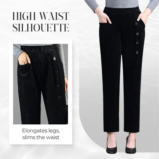 ❄️Winter Hot Sale 49% OFF🔥Women's High-Waist Plush-Lined Warm Pants