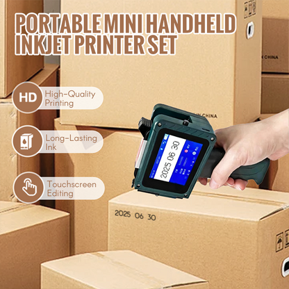Portable Mini Handheld Inkjet Printer Set