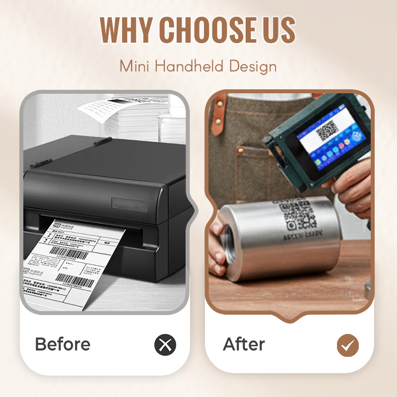 Portable Mini Handheld Inkjet Printer Set