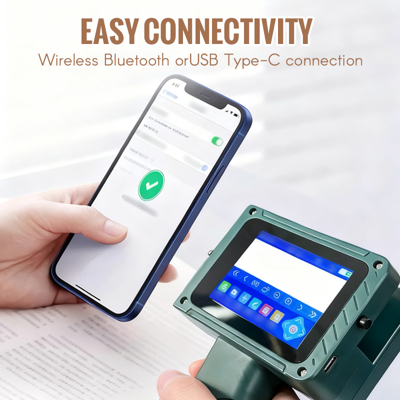 Portable Mini Handheld Inkjet Printer Set