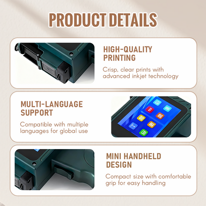 Portable Mini Handheld Inkjet Printer Set