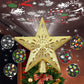 Christmas Tree Star & Snowflake Projection Light
