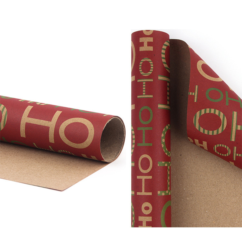 🔥Black Friday Limited-Time Special Offer🔥Deals-Christmas Printed Kraft Wrapping Paper Roll