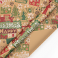 🔥Black Friday Limited-Time Special Offer🔥Deals-Christmas Printed Kraft Wrapping Paper Roll