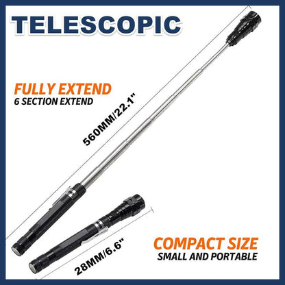 🔥Multifunctional Magnetic Telescopic Flashlight🎁