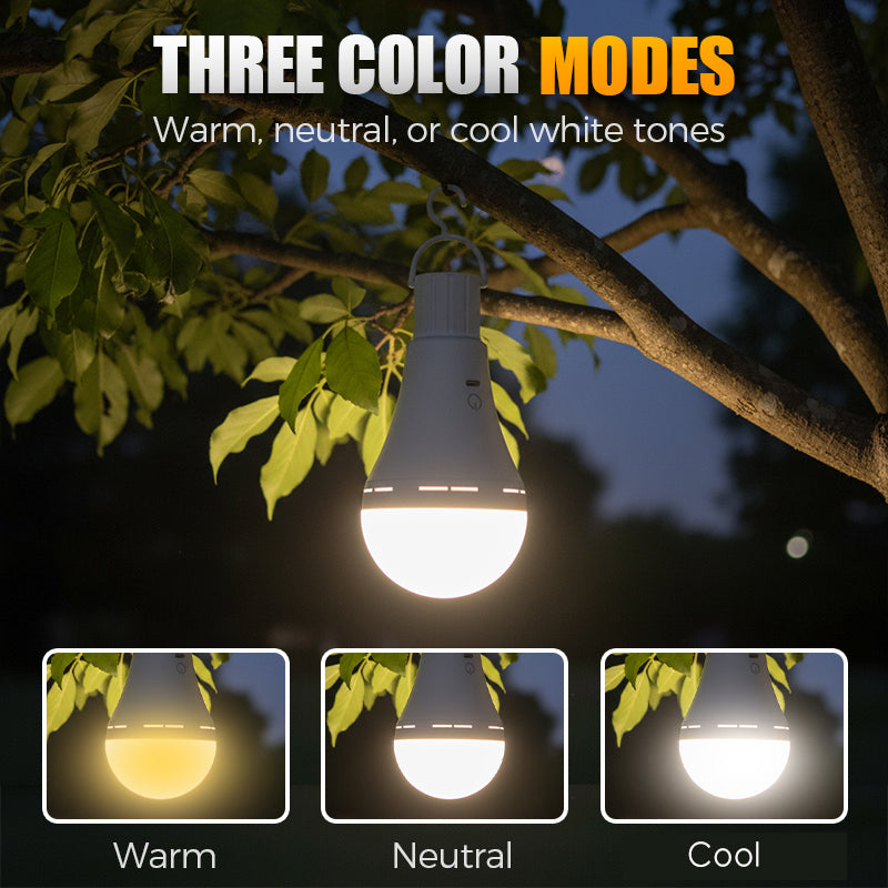 🔥HOT SALE 50% OFF🎁🏆#1 Best Seller ⏰💕🌟Portable Rechargeable LED Camping Light Bulb