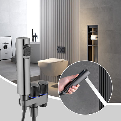 1-In-2-Out Dual Control Valve & Bidet Sprayer Set
