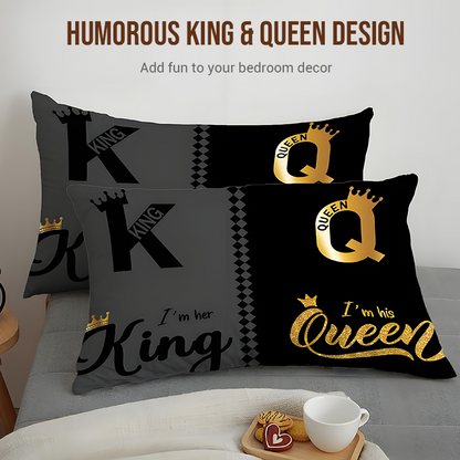 🔥2026 Collection Presale🔥3-Piece "King & Queen" Couple's Duvet Cover Set